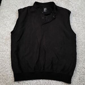 Zero Restriction Golf Vest Black Sub Microfiber